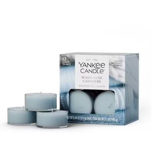 Yankee Candle Warm Luxe Cashmere Tea Light Candles 12 Per Box New